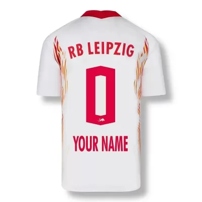 Kinder Fußball Dein Name #0 Heimtrikot Rot-Weiss Trikot 2020/21 Hemd
