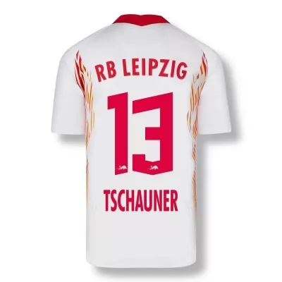 Kinder Fußball Philipp Tschauner #13 Heimtrikot Rot-Weiss Trikot 2020/21 Hemd