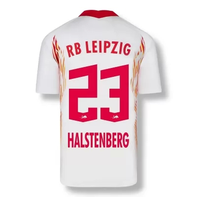 Kinder Fußball Marcel Halstenberg #23 Heimtrikot Rot-Weiss Trikot 2020/21 Hemd