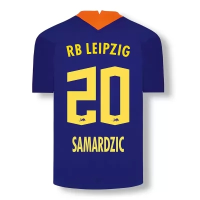 Kinder Fußball Lazar Samardzic #20 Ausweichtrikot Elektrisches Blau Trikot 2020/21 Hemd
