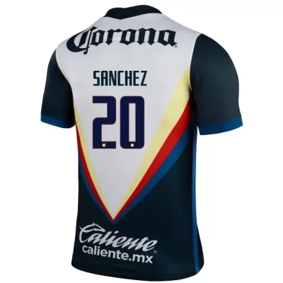 Kinder Fußball Richard Sanchez #20 Auswärtstrikot Weiß Trikot 2020/21 Hemd