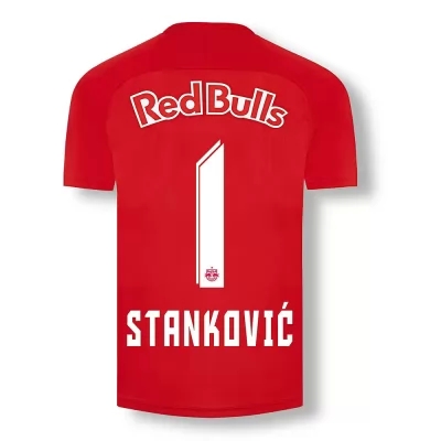 Kinder Fußball Cican Stankovic #1 Heimtrikot Rot Trikot 2020/21 Hemd