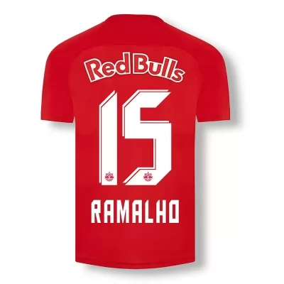 Kinder Fußball Andre Ramalho #15 Heimtrikot Rot Trikot 2020/21 Hemd