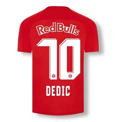 Kinder Fußball Amar Dedic #70 Heimtrikot Rot Trikot 2020/21 Hemd