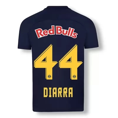 Kinder Fußball Youba Diarra #44 Ausweichtrikot Dunkelblau Gelb Trikot 2020/21 Hemd