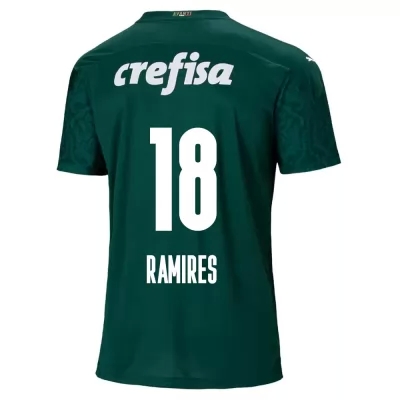 Kinder Fußball Ramires #18 Heimtrikot Grün Trikot 2020/21 Hemd