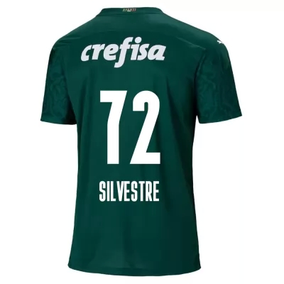 Kinder Fußball Vinicius Silvestre #72 Heimtrikot Grün Trikot 2020/21 Hemd