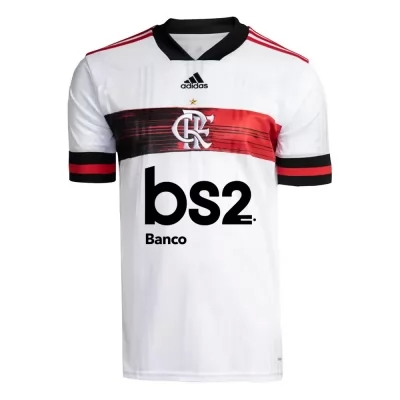 Kinder Fußball Leo Pereira #4 Auswärtstrikot Weiß Trikot 2020/21 Hemd
