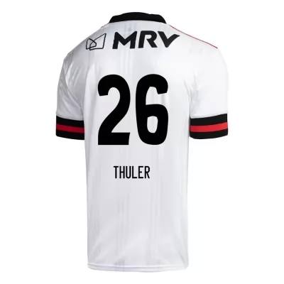 Kinder Fußball Thuler #26 Auswärtstrikot Weiß Trikot 2020/21 Hemd