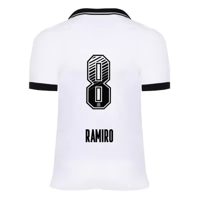 Kinder Fußball Ramiro #8 Heimtrikot Weiß Trikot 2020/21 Hemd