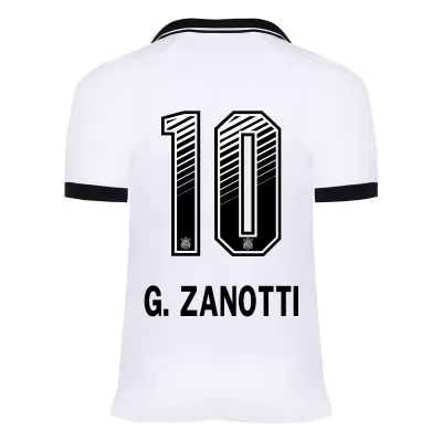 Kinder Fußball G. Zanotti #10 Heimtrikot Weiß Trikot 2020/21 Hemd