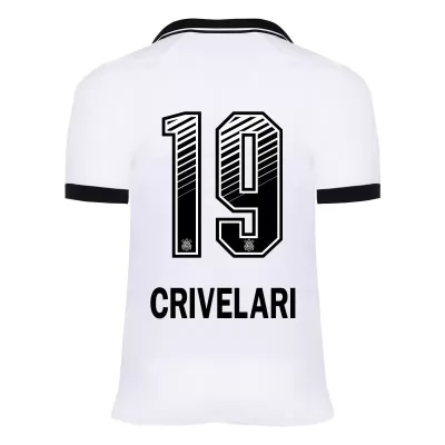 Kinder Fußball Crivelari #19 Heimtrikot Weiß Trikot 2020/21 Hemd