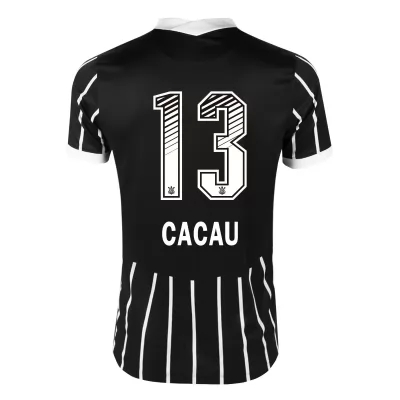 Kinder Fußball Cacau #13 Auswärtstrikot Schwarz Trikot 2020/21 Hemd