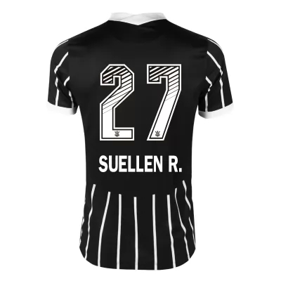 Kinder Fußball Suellen R. #27 Auswärtstrikot Schwarz Trikot 2020/21 Hemd