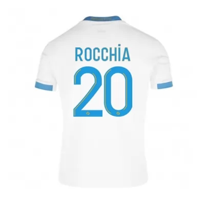 Kinder Fußball Christopher Rocchia #20 Heimtrikot Weiß Blau Trikot 2020/21 Hemd