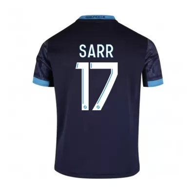 Kinder Fußball Bouna Sarr #17 Auswärtstrikot Dunkelheit Trikot 2020/21 Hemd