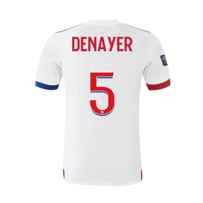 Kinder Fußball Jason Denayer #5 Heimtrikot Weiß Trikot 2020/21 Hemd