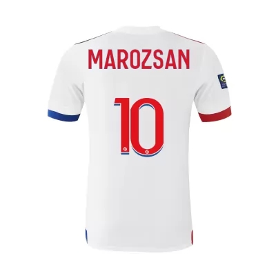 Kinder Fußball Dzsenifer Marozsan #10 Heimtrikot Weiß Trikot 2020/21 Hemd