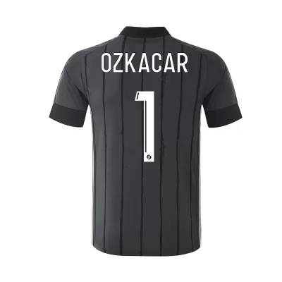 Kinder Fußball Cenk Ozkacar #1 Auswärtstrikot Grau Trikot 2020/21 Hemd
