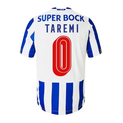 Kinder Fußball Mehdi Taremi #0 Heimtrikot Weiß Blau Trikot 2020/21 Hemd