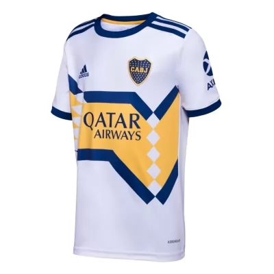 Kinder Fußball Eduardo Salvio #11 Auswärtstrikot Weiß Trikot 2020/21 Hemd