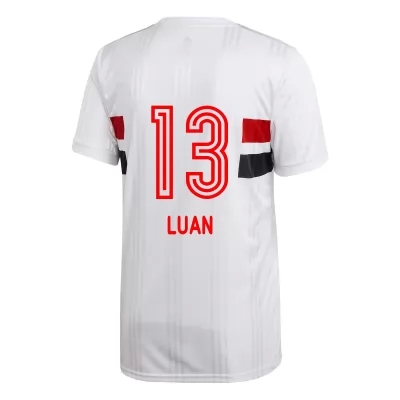 Kinder Fußball Luan #13 Heimtrikot Weiß Trikot 2020/21 Hemd
