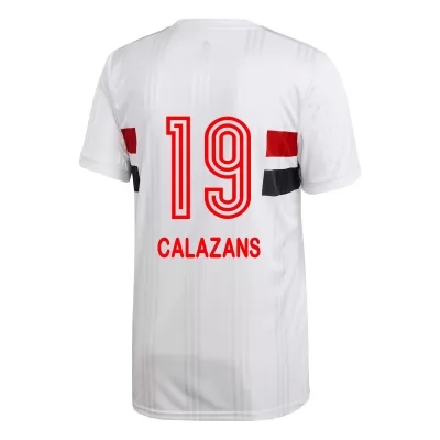 Kinder Fußball Marquinhos Calazans #19 Heimtrikot Weiß Trikot 2020/21 Hemd