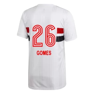 Kinder Fußball Igor Gomes #26 Heimtrikot Weiß Trikot 2020/21 Hemd