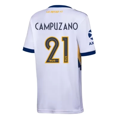 Kinder Fußball Jorman Campuzano #21 Auswärtstrikot Weiß Trikot 2020/21 Hemd