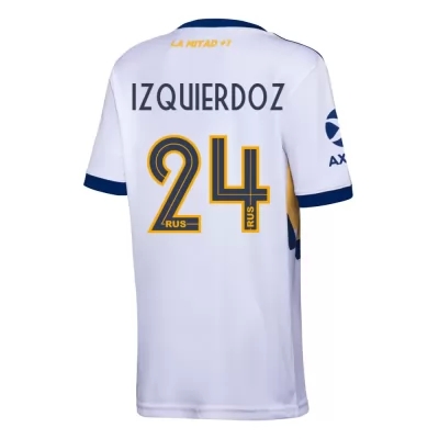 Kinder Fußball Carlos Izquierdoz #24 Auswärtstrikot Weiß Trikot 2020/21 Hemd