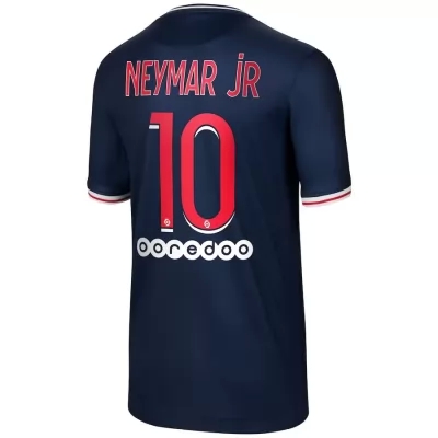 Kinder Fußball Neymar Jr #10 Heimtrikot Dunkelheit Trikot 2020/21 Hemd