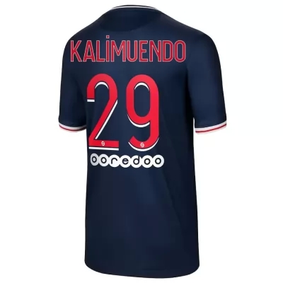 Kinder Fußball Arnaud Kalimuendo #29 Heimtrikot Dunkelheit Trikot 2020/21 Hemd