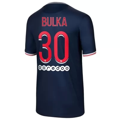 Kinder Fußball Marcin Bulka #30 Heimtrikot Dunkelheit Trikot 2020/21 Hemd