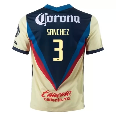 Kinder Fußball Jorge Sanchez #3 Heimtrikot Gelb Trikot 2020/21 Hemd