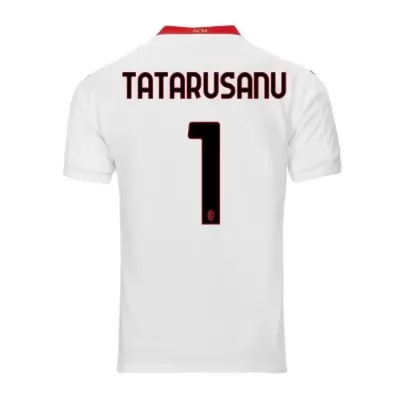 Kinder Fußball Ciprian Tatarusanu #1 Auswärtstrikot Weiß Trikot 2020/21 Hemd