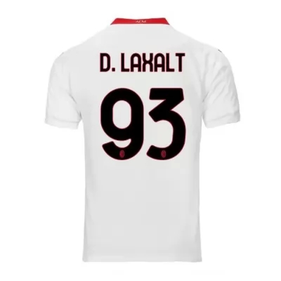 Kinder Fußball Diego Laxalt #93 Auswärtstrikot Weiß Trikot 2020/21 Hemd