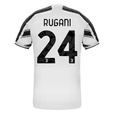 Kinder Fußball Daniele Rugani #24 Heimtrikot Weiß Trikot 2020/21 Hemd