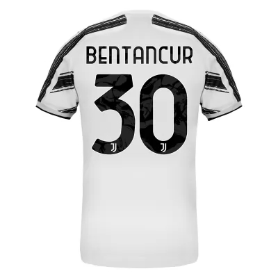 Kinder Fußball Rodrigo Bentancur #30 Heimtrikot Weiß Trikot 2020/21 Hemd