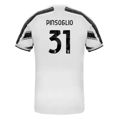 Kinder Fußball Carlo Pinsoglio #31 Heimtrikot Weiß Trikot 2020/21 Hemd