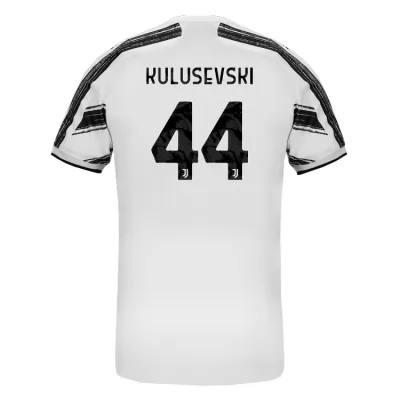 Kinder Fußball Dejan Kulusevski #44 Heimtrikot Weiß Trikot 2020/21 Hemd