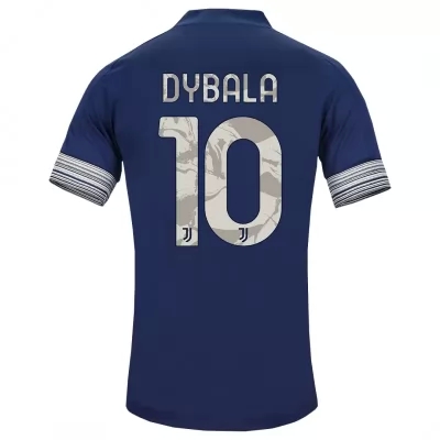 Kinder Fußball Paulo Dybala #10 Auswärtstrikot Dunkelheit Trikot 2020/21 Hemd