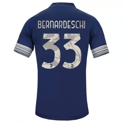 Kinder Fußball Federico Bernardeschi #33 Auswärtstrikot Dunkelheit Trikot 2020/21 Hemd