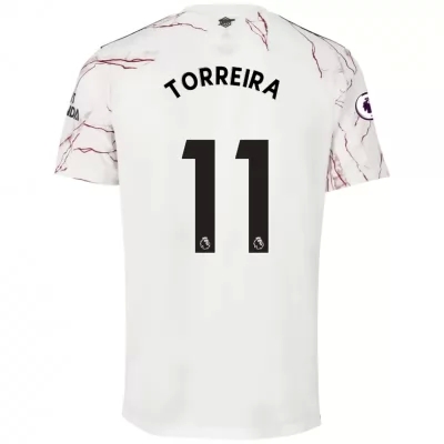 Kinder Fußball Lucas Torreira #11 Auswärtstrikot Weiß Trikot 2020/21 Hemd