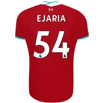 Kinder Fußball Ovie Ejaria #54 Heimtrikot Rot Trikot 2020/21 Hemd