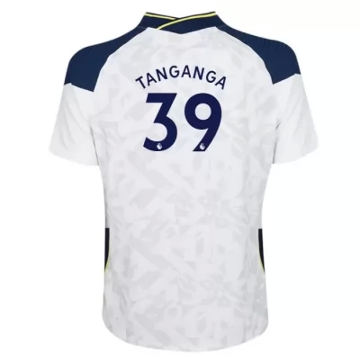 Kinder Fußball Japhet Tanganga #39 Heimtrikot Weiß Trikot 2020/21 Hemd