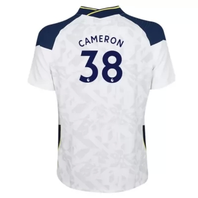 Kinder Fußball Cameron Carter-vickers #38 Heimtrikot Weiß Trikot 2020/21 Hemd