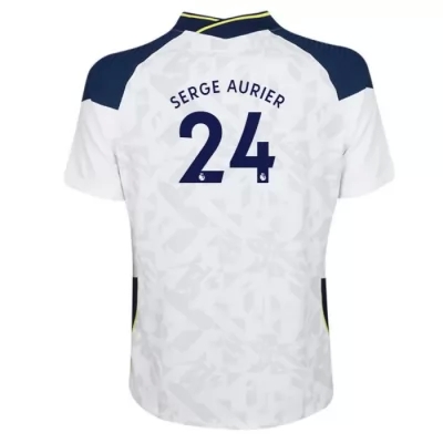 Kinder Fußball Serge Aurier #24 Heimtrikot Weiß Trikot 2020/21 Hemd