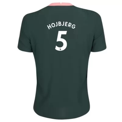 Kinder Fußball Pierre-emile Hojbjerg #5 Auswärtstrikot Dunkelgrün Trikot 2020/21 Hemd