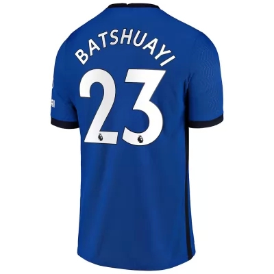 Kinder Fußball Michy Batshuayi #23 Heimtrikot Blau Trikot 2020/21 Hemd