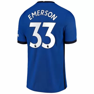 Kinder Fußball Emerson Palmieri #33 Heimtrikot Blau Trikot 2020/21 Hemd